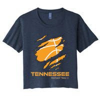 The Volunteer State Fan Tennesseean Tennessee Basketball Women's Crop Top Tee