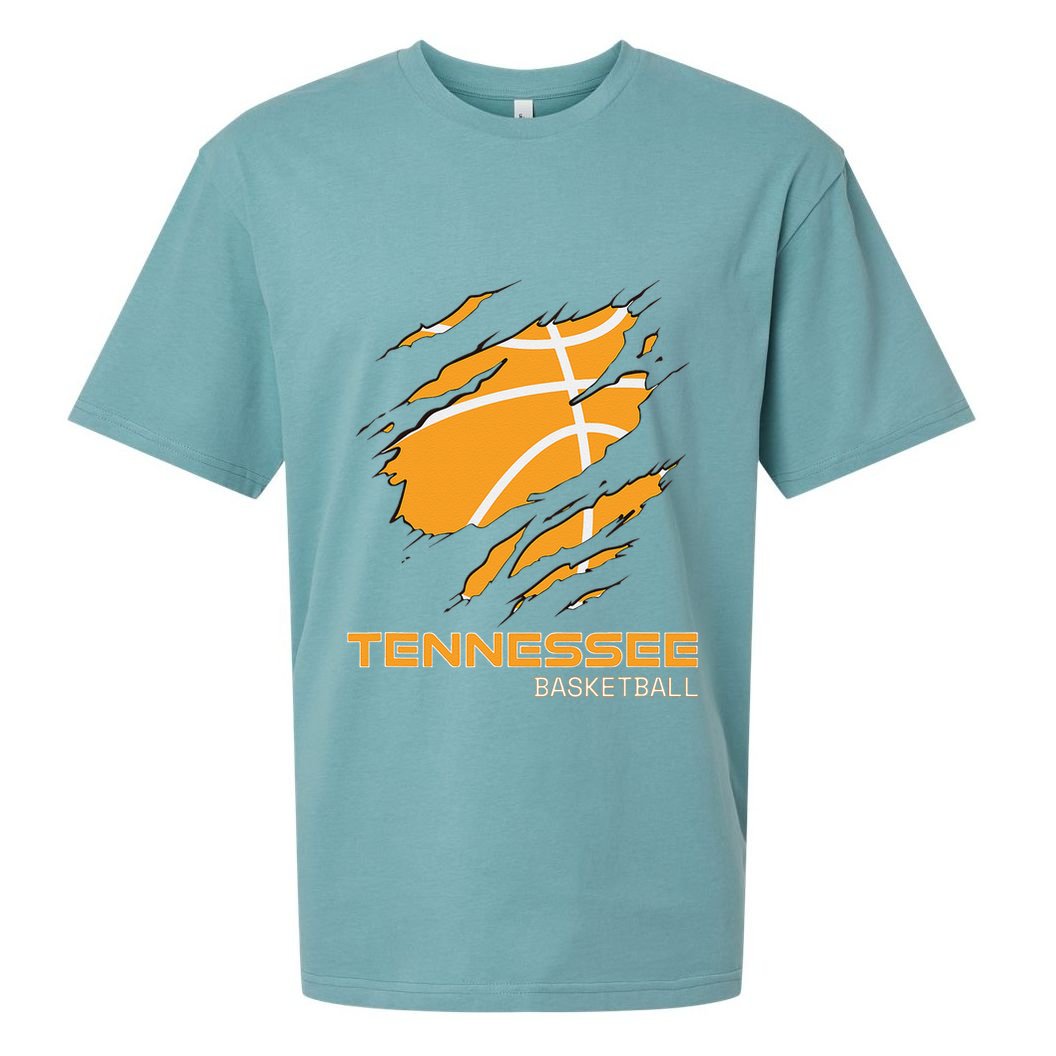 The Volunteer State Fan Tennesseean Tennessee Basketball Sueded Cloud Jersey T-Shirt