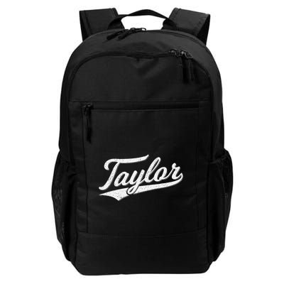 Taylor Varsity Script Athletic Jersey Name Style Daily Commute Backpack