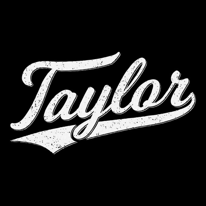 Taylor Varsity Script Athletic Jersey Name Style 16 in Basic Backpack