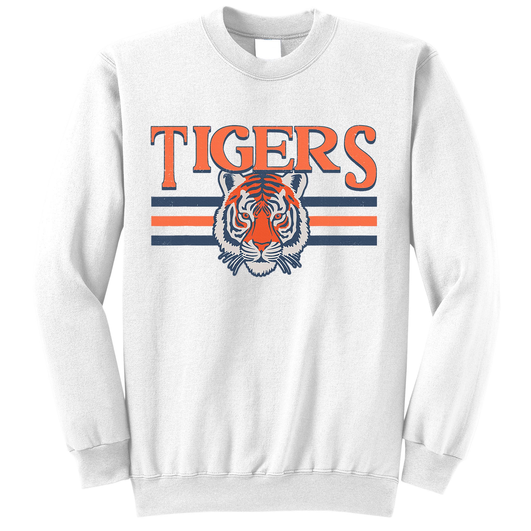 Tigers Vintage Sports Name Design Sweatshirt