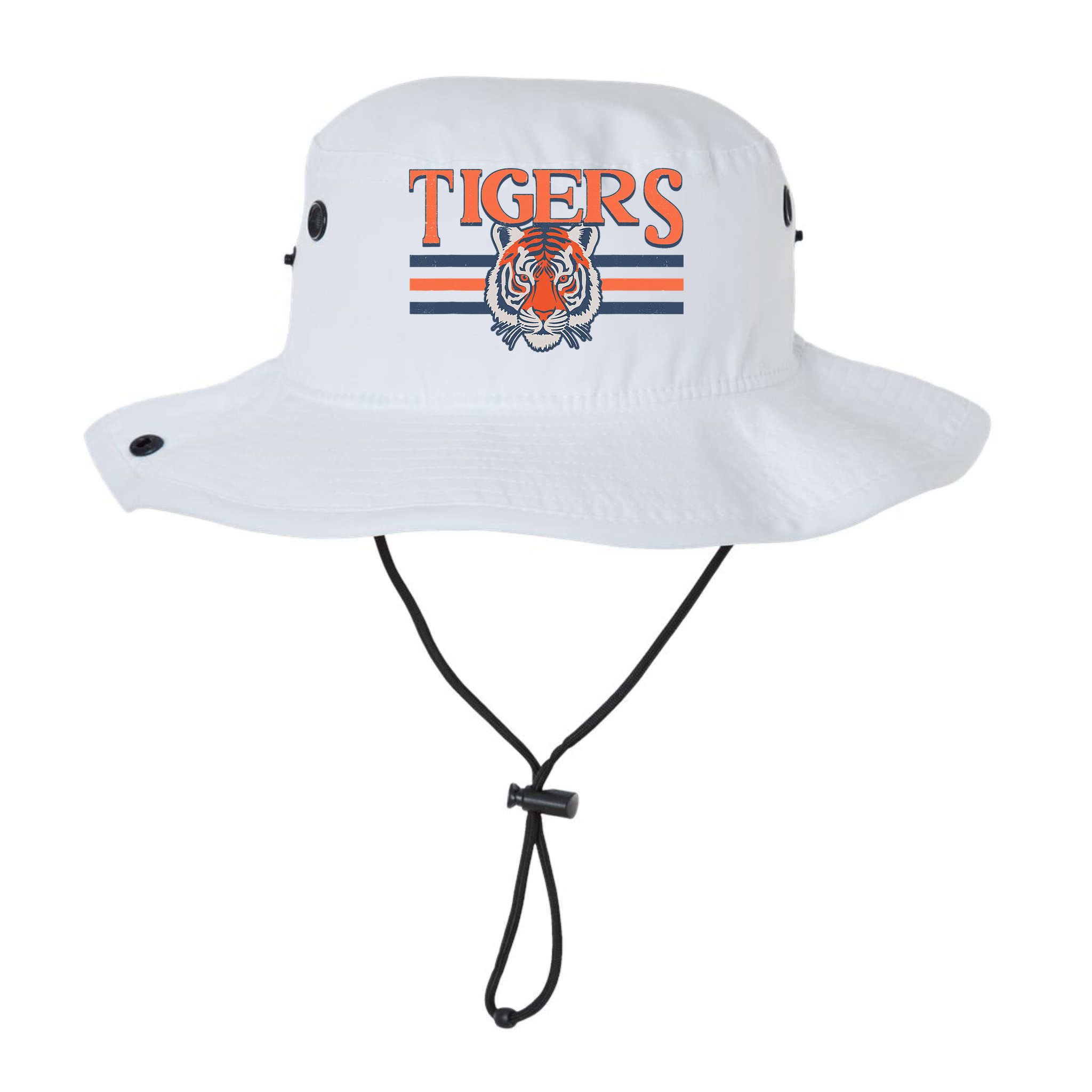 Tigers Vintage Sports Name Design Bucket Hat