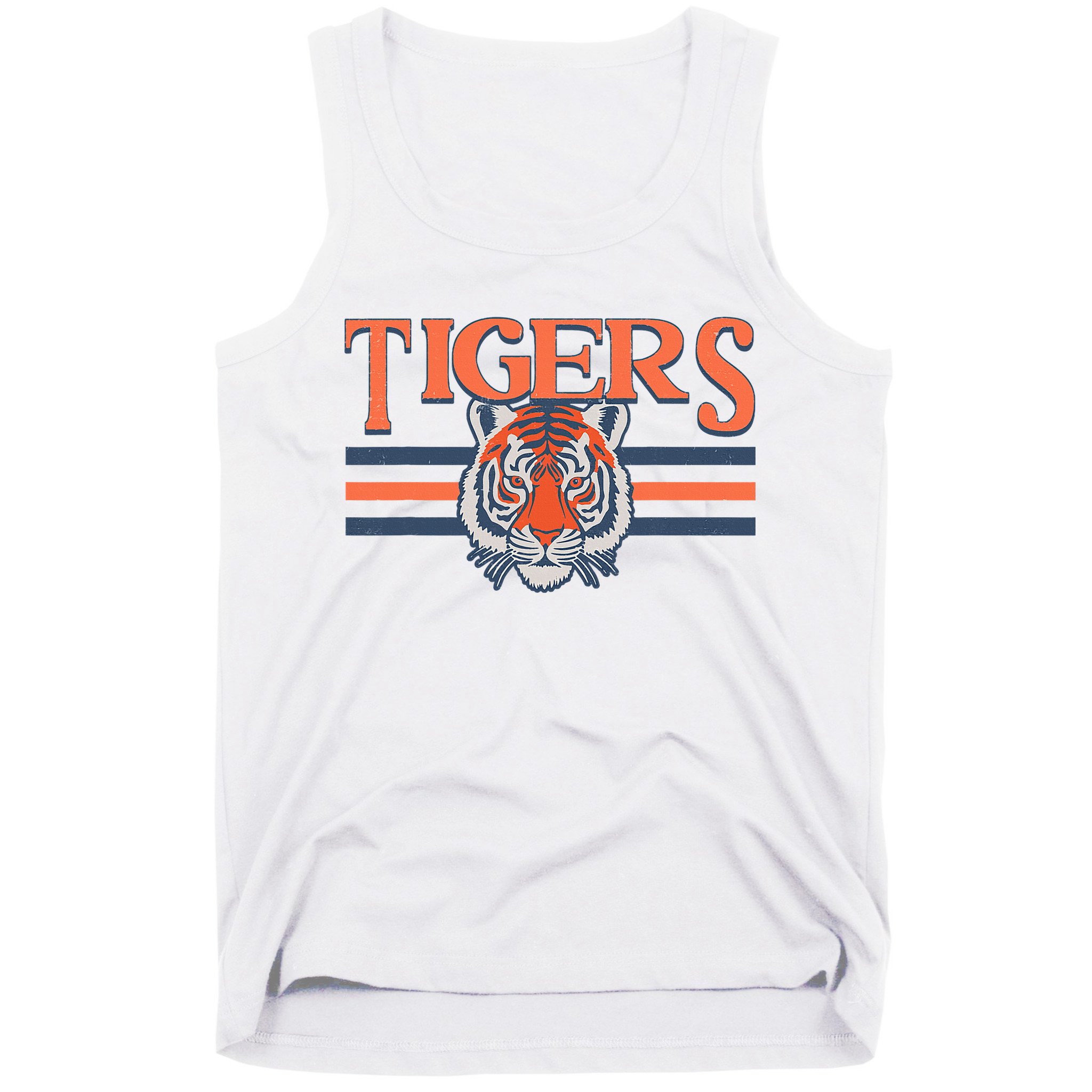 Tigers Vintage Sports Name Design Tank Top