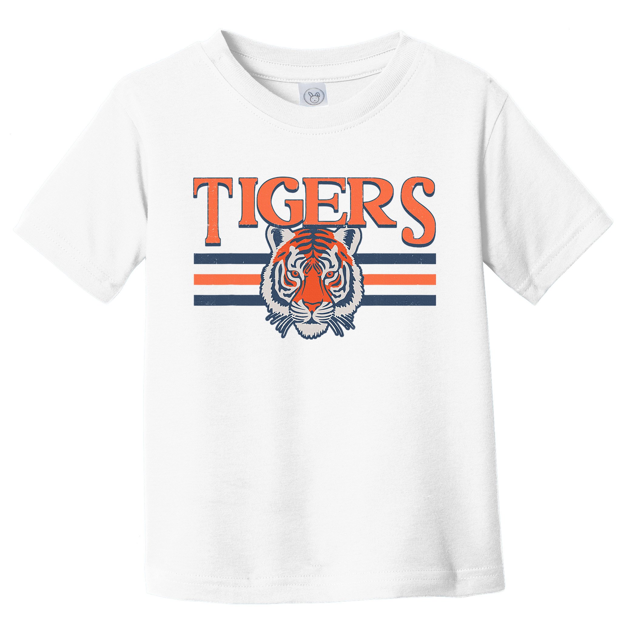 Tigers Vintage Sports Name Design Toddler T-Shirt