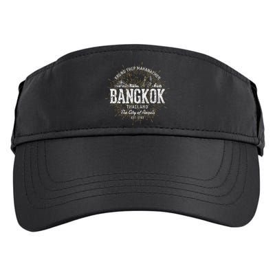 Thailand Vintage Style Retro Bangkok Adult Drive Performance Visor