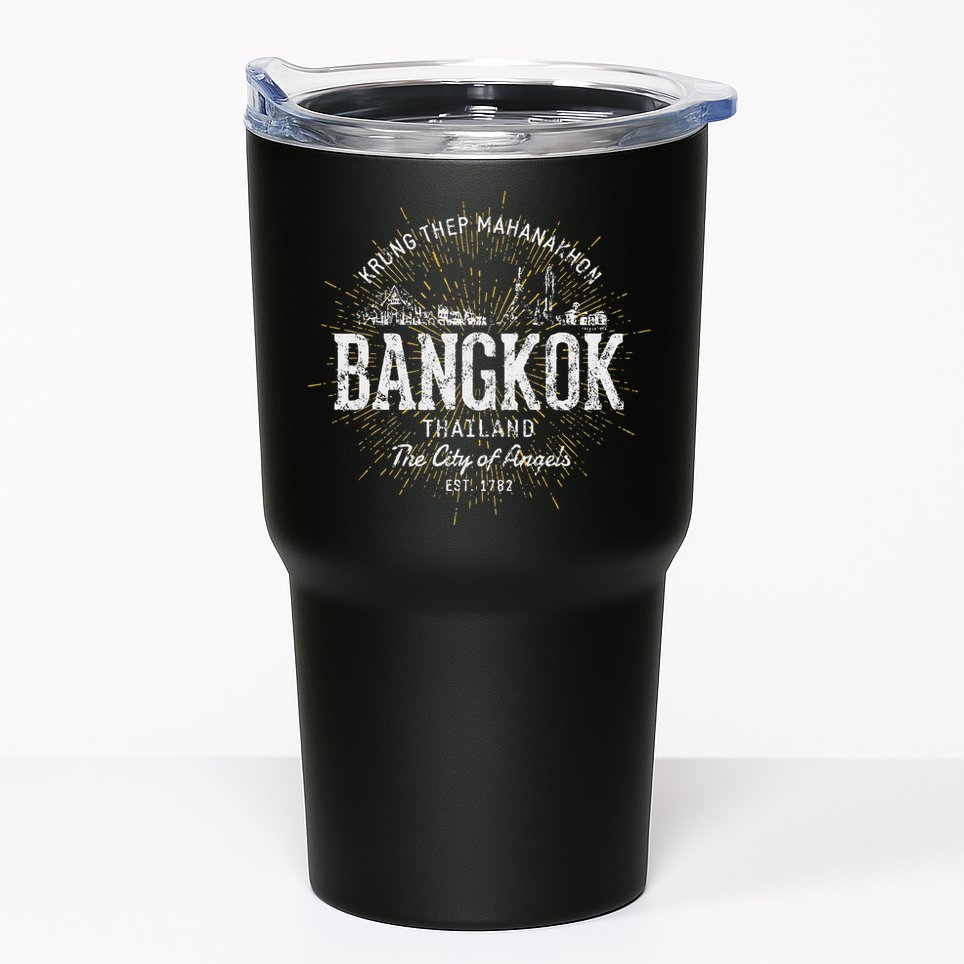 Thailand Vintage Style Retro Bangkok Tumbler