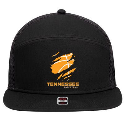 The Volunteer State Fan Tennesseean Tennessee Basketball 7 Panel Mesh Trucker Snapback Hat