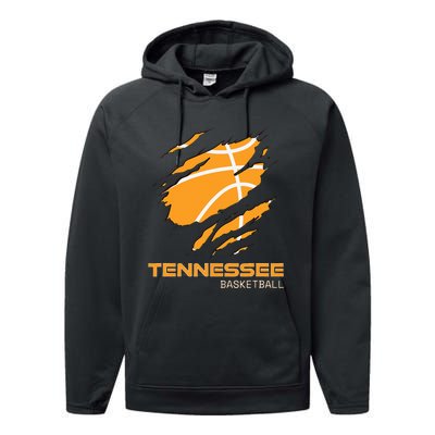 The Volunteer State Fan Tennesseean Tennessee Basketball Performance Fleece Hoodie