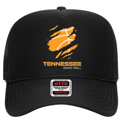 The Volunteer State Fan Tennesseean Tennessee Basketball High Crown Mesh Back Trucker Hat