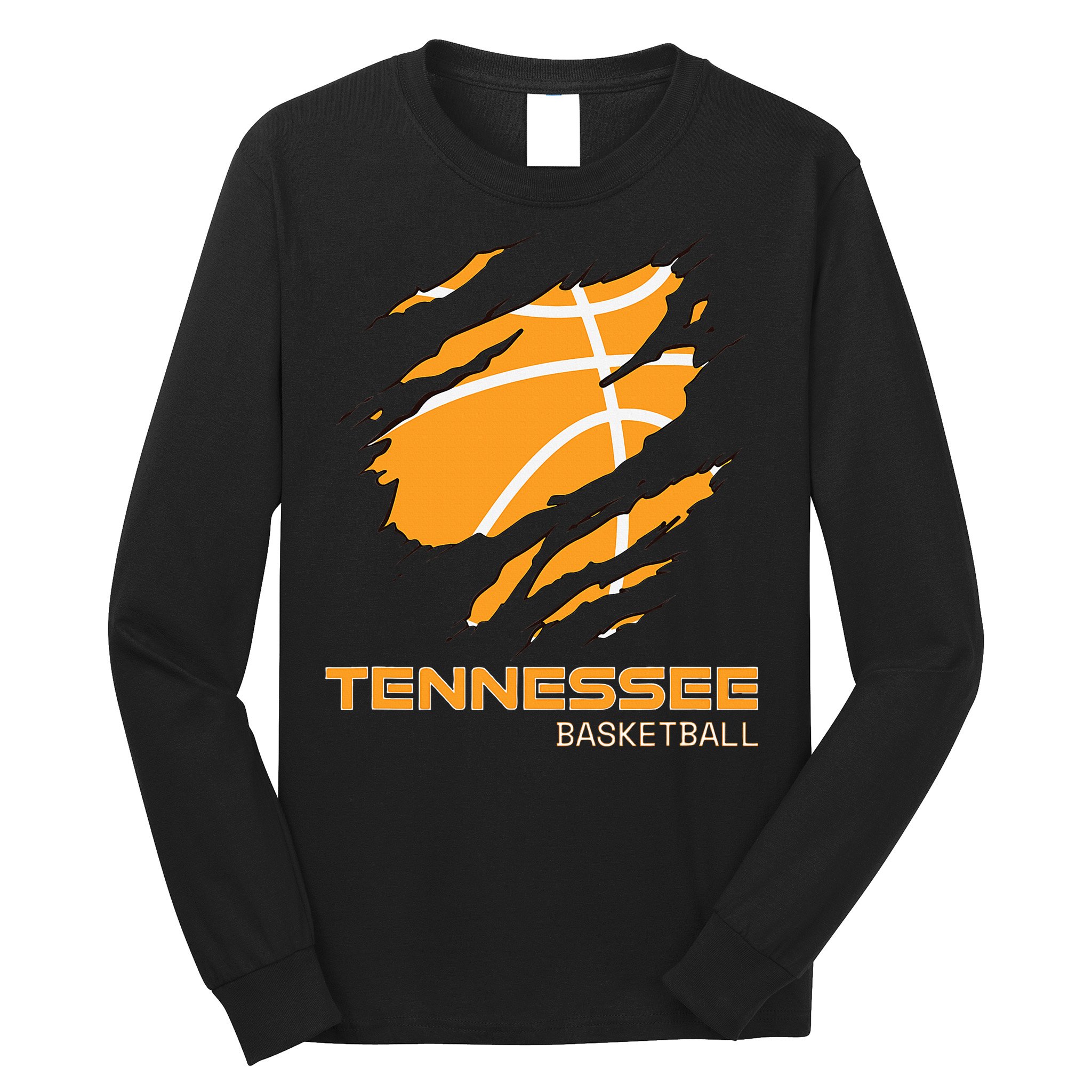 The Volunteer State Fan Tennesseean Tennessee Basketball Long Sleeve Shirt