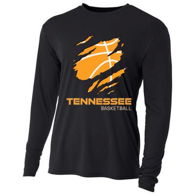 The Volunteer State Fan Tennesseean Tennessee Basketball Cooling Performance Long Sleeve Crew