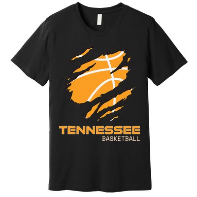 The Volunteer State Fan Tennesseean Tennessee Basketball Premium T-Shirt