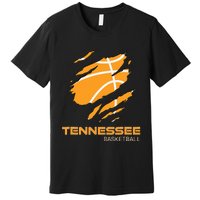 The Volunteer State Fan Tennesseean Tennessee Basketball Premium T-Shirt