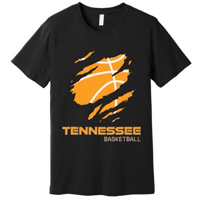 The Volunteer State Fan Tennesseean Tennessee Basketball Premium T-Shirt