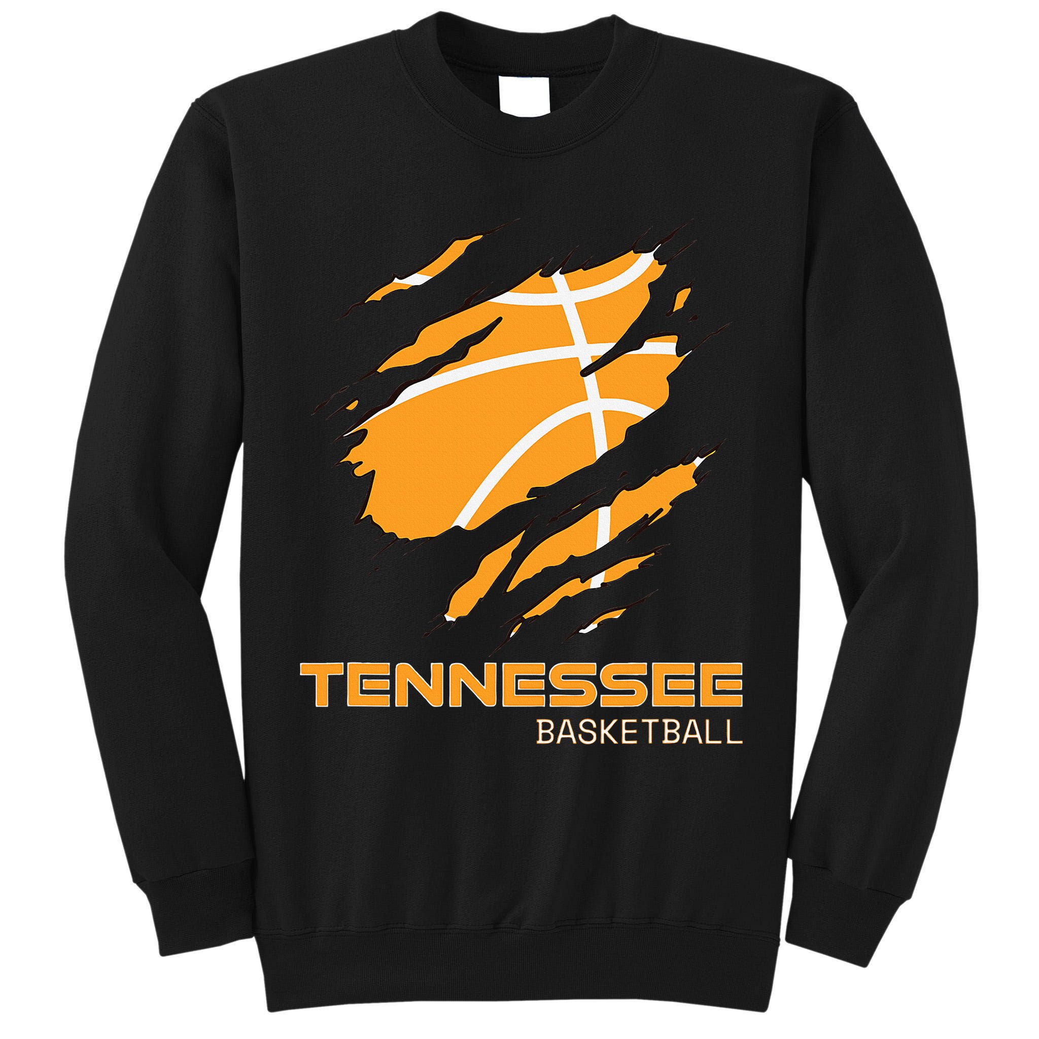 The Volunteer State Fan Tennesseean Tennessee Basketball Tall Sweatshirt