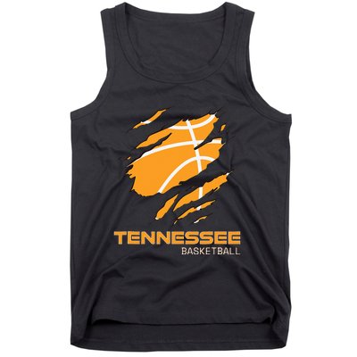 The Volunteer State Fan Tennesseean Tennessee Basketball Tank Top