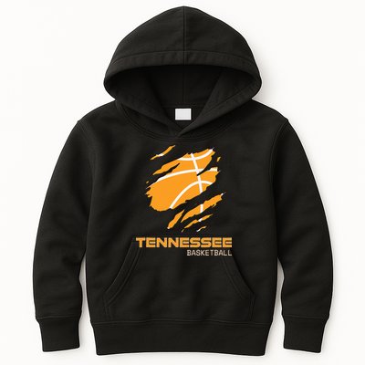 The Volunteer State Fan Tennesseean Tennessee Basketball Kids Hoodie