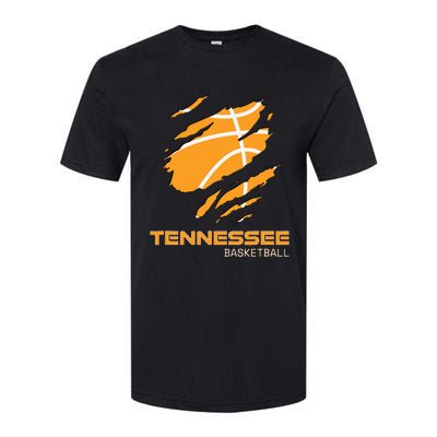 The Volunteer State Fan Tennesseean Tennessee Basketball Softstyle CVC T-Shirt