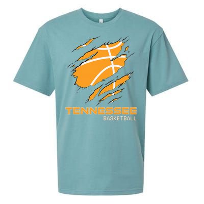 The Volunteer State Fan Tennesseean Tennessee Basketball Sueded Cloud Jersey T-Shirt