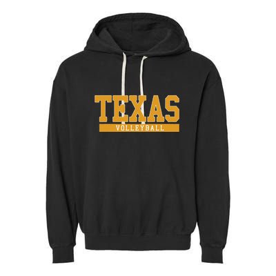 Texas Volleyball Garment-Dyed Fleece Hoodie