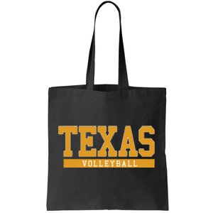 Texas Volleyball Tote Bag