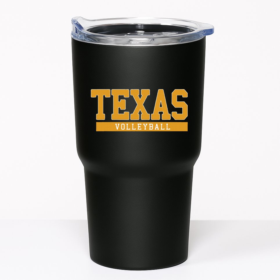 Texas Volleyball Tumbler