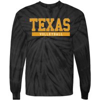 Texas Volleyball Tie-Dye Long Sleeve Shirt