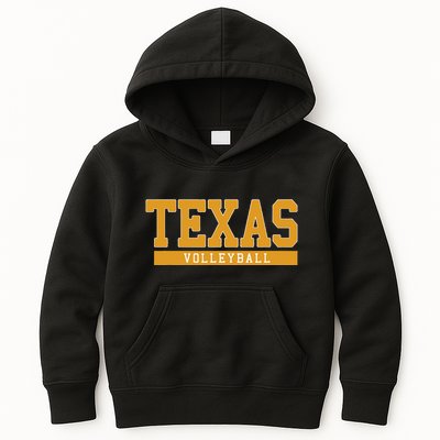Texas Volleyball Kids Hoodie