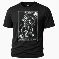 The Vet Tech Tarot Card Funny Veterinary Tech Cooling Performance Crew T-Shirt