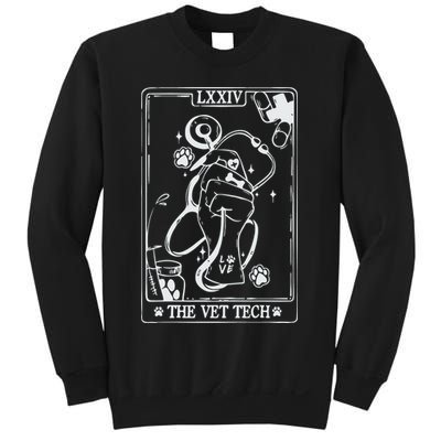 The Vet Tech Tarot Card Funny Veterinary Tech Sweatshirt