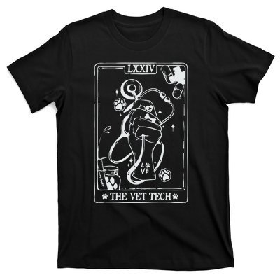 The Vet Tech Tarot Card Funny Veterinary Tech T-Shirt