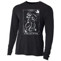 The Vet Tech Tarot Card Funny Veterinary Tech Cooling Performance Long Sleeve Crew