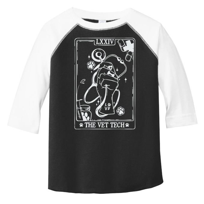 The Vet Tech Tarot Card Funny Veterinary Tech Toddler Fine Jersey T-Shirt