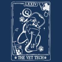 The Vet Tech Tarot Card Funny Veterinary Tech Infant Baby Jersey Bodysuit