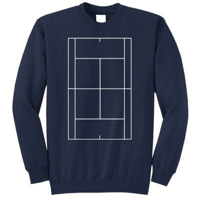 Tennis Vintage Tennis Court Tennis Player Gift Tall Sweatshirt