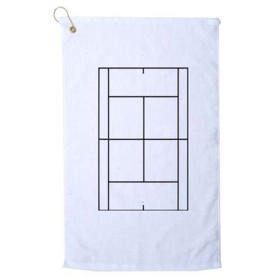 Tennis Vintage Tennis Court Tennis Player Gift Platinum Collection Golf Towel