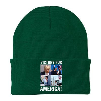 Trump Victory Trump Wins 2024 Election President Celebration Knit Cap Winter Beanie