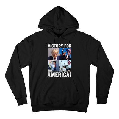 Trump Victory Trump Wins 2024 Election President Celebration Hoodie