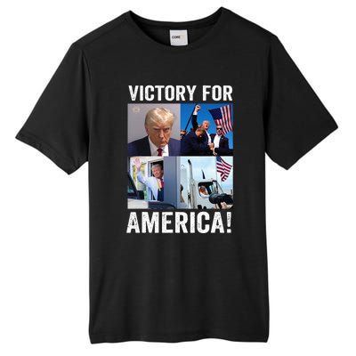 Trump Victory Trump Wins 2024 Election President Celebration Tall Fusion ChromaSoft Performance T-Shirt