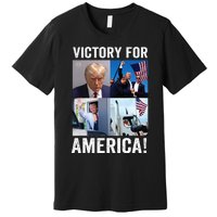 Trump Victory Trump Wins 2024 Election President Celebration Premium T-Shirt