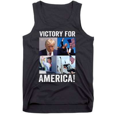 Trump Victory Trump Wins 2024 Election President Celebration Tank Top