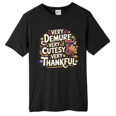 Thanksgiving Very Thankful Tall Fusion ChromaSoft Performance T-Shirt