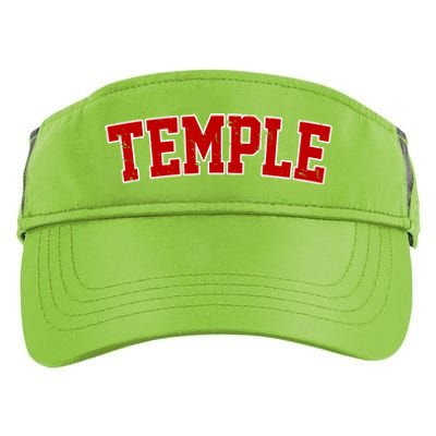 Temple Vintage Texas Sports Design Adult Drive Performance Visor