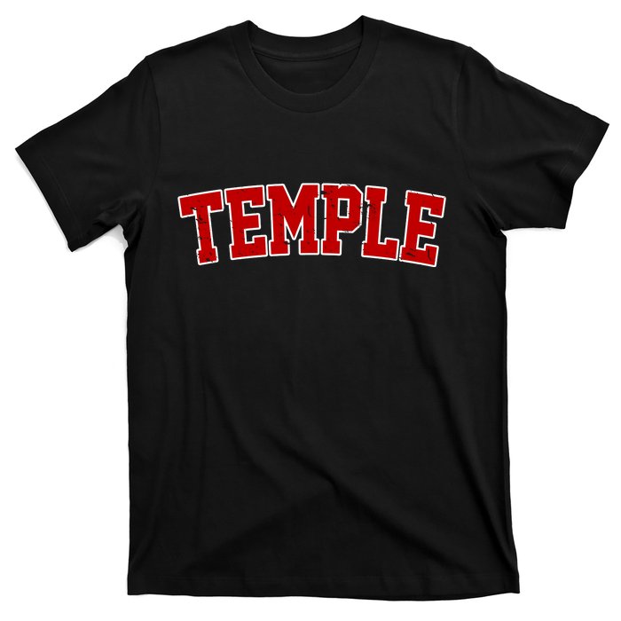 Temple Vintage Texas Sports Design T-Shirt