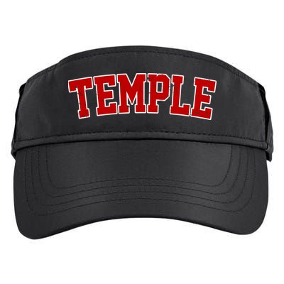Temple Vintage Texas Sports Design Adult Drive Performance Visor