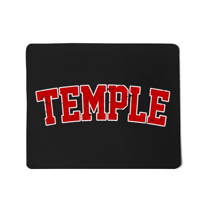 Temple Vintage Texas Sports Design Mousepad