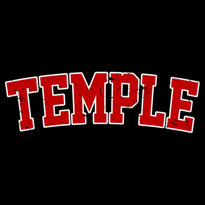 Temple Vintage Texas Sports Design Toddler Hoodie