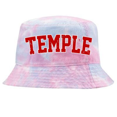 Temple Vintage Texas Sports Design Tie-Dyed Bucket Hat