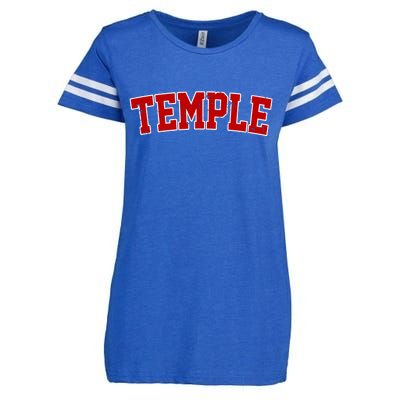 Temple Vintage Texas Sports Design Enza Ladies Jersey Football T-Shirt