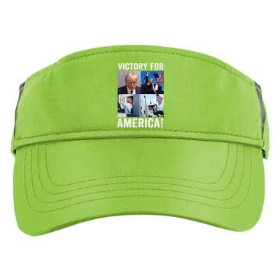 Trump Victory Trump Wins 2024 Election President Celebration Gift Adult Drive Performance Visor